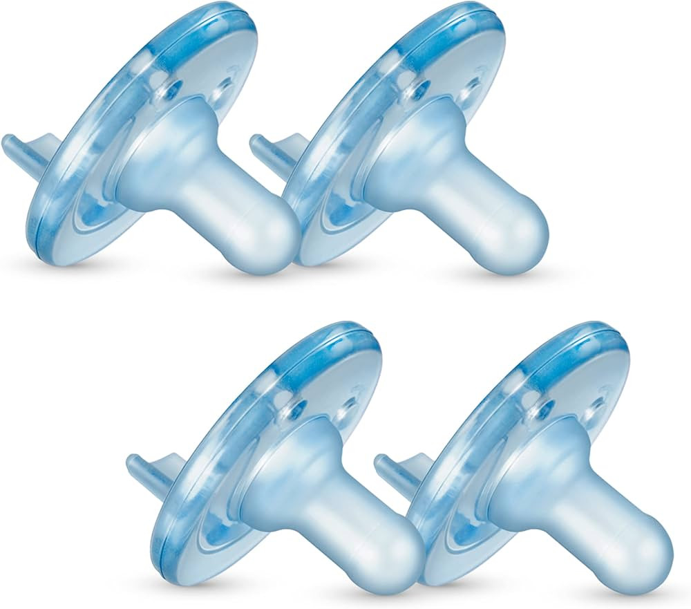 Philips AVENT Soothie Pacifier, Blue, 0-3 Months, 4 Pack, SCF190/43 | Amazon (US)