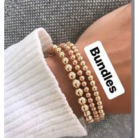 Gold Bead Ball Bracelet Shiny Gold Ball Bracelet Gold Ball Stretch Bracelet Round Ball Bracelet Gold Ball Bracelet Gold Beaded Bracelet | Etsy (US)