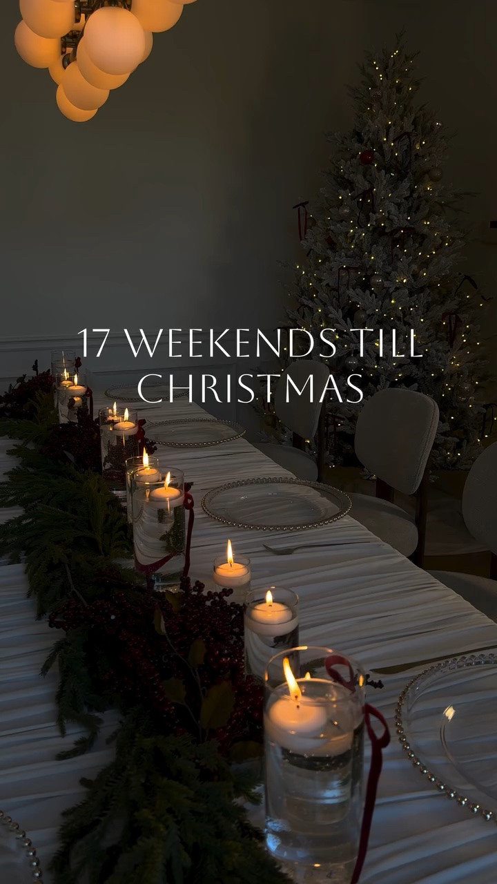 17 weekends till Christmas

#LTKHome #LTKSeasonal