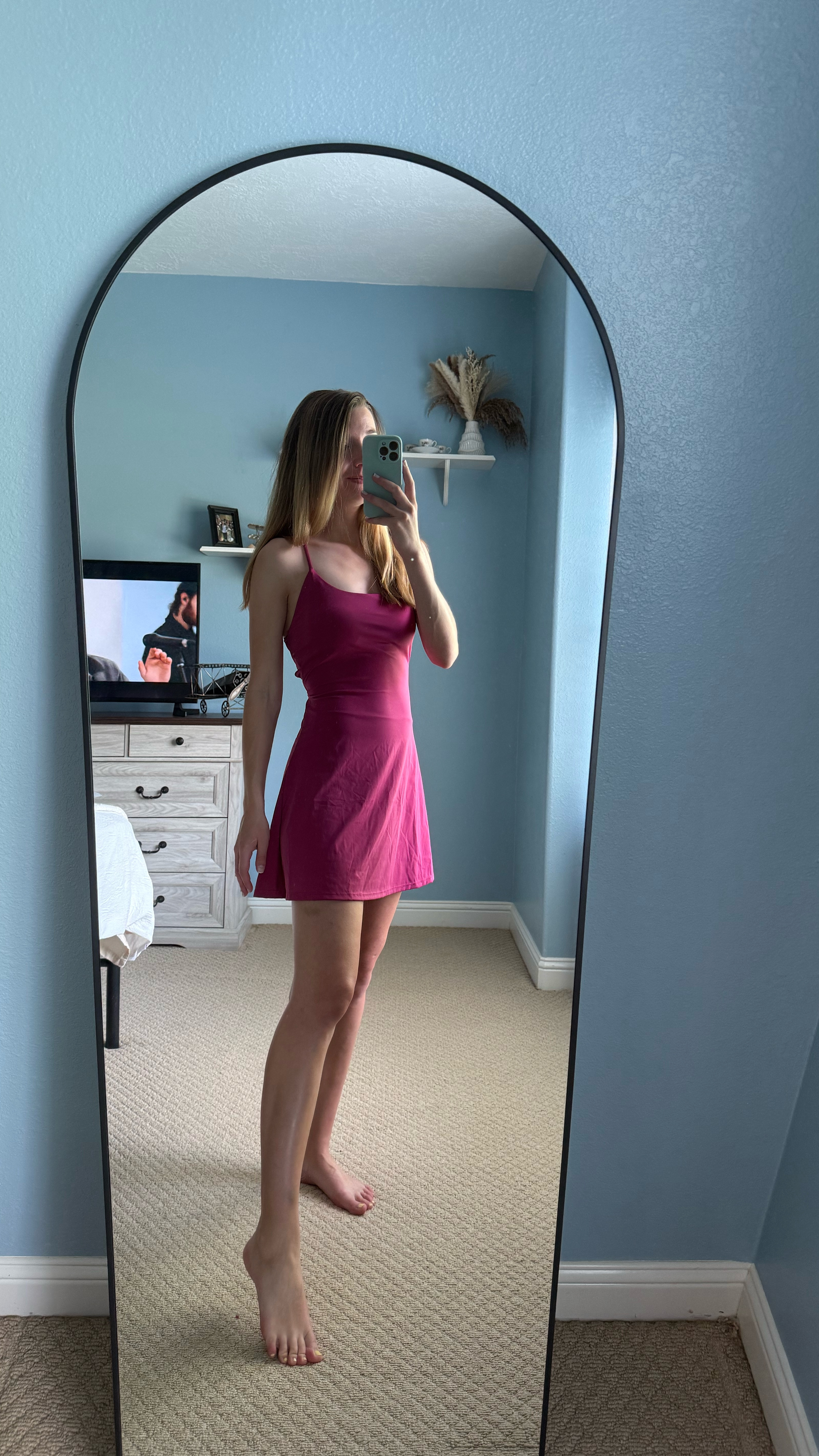Ordered some tennis dresses for workouts and playing pickleball but also just girls brunch days, they’re so flexible for different events! This one comes with shorts underneath and ties in the back, padded top and super comfy 

#LTKFindsUnder50