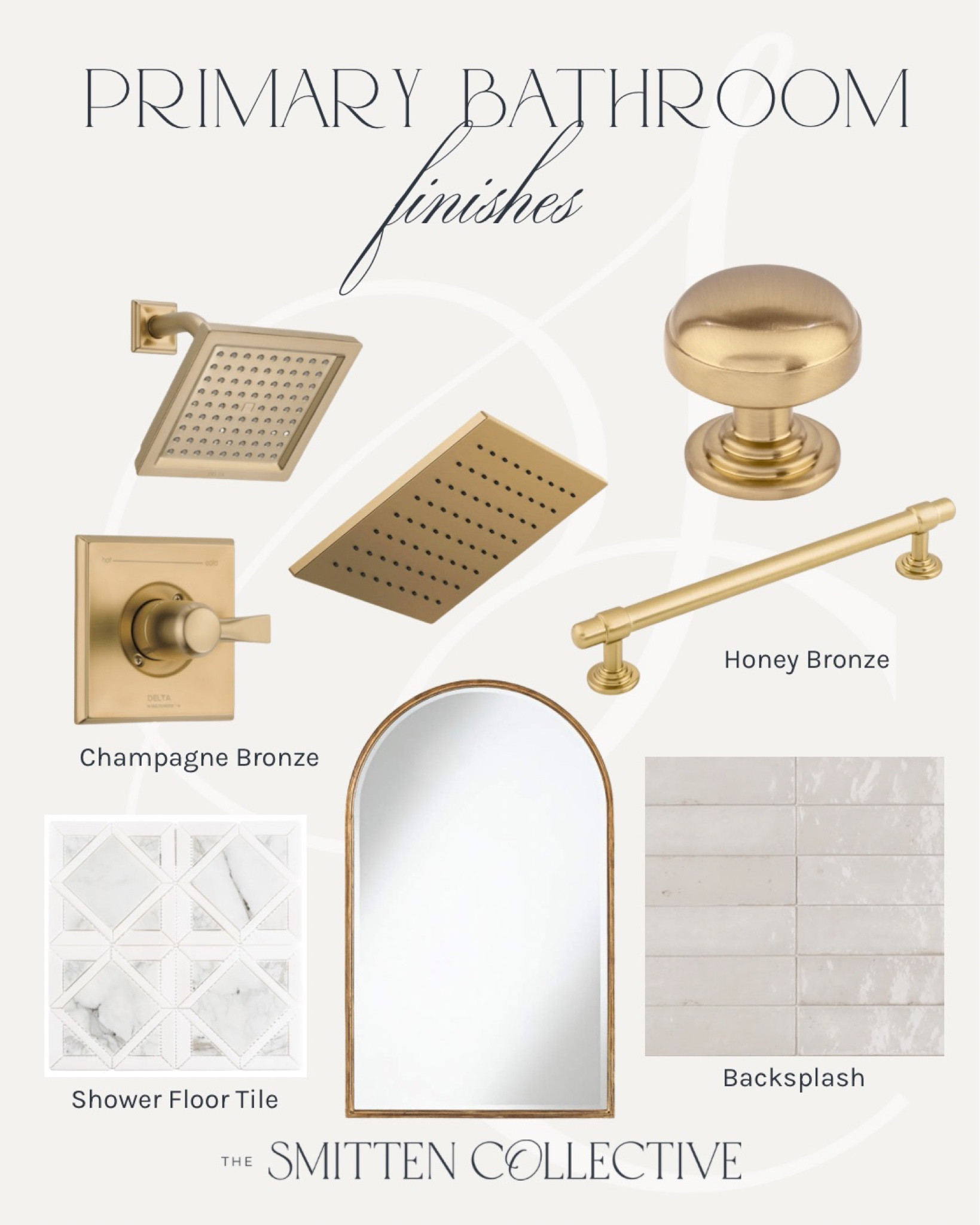Primary bathroom finishes, hardware, tile and fixtures!

#LTKstyletip #LTKunder50 #LTKhome