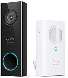 eufy Security, Wi-Fi Video Doorbell, 2K Resolution Video doorbell Camera, No Monthly Fees, Secure... | Amazon (US)