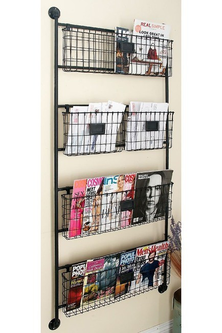 Iron Black Industrial Wall Basket | Nordstrom Rack