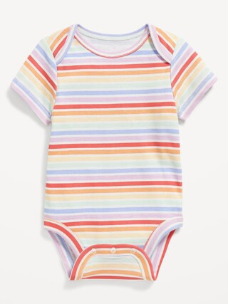 Unisex Printed Short-Sleeve Bodysuit for Baby | Old Navy (US)
