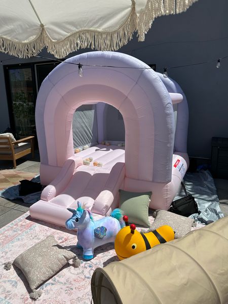 Blow up bounce house for kids! Blow up animals and crawling tunnel 

#LTKKids #LTKParties #LTKFamily