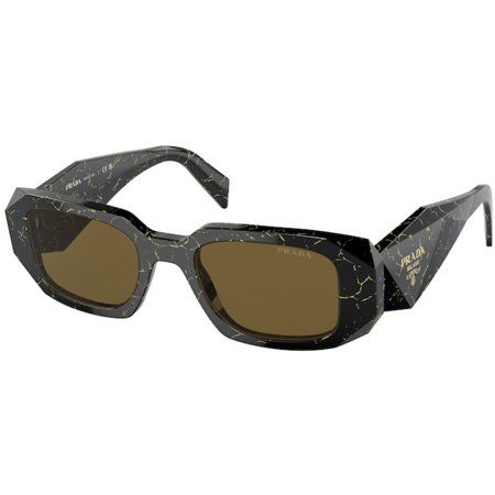 Sunglasses Prada PR 17 WS 19D01T Black/Yellow Marble | Walmart (US)