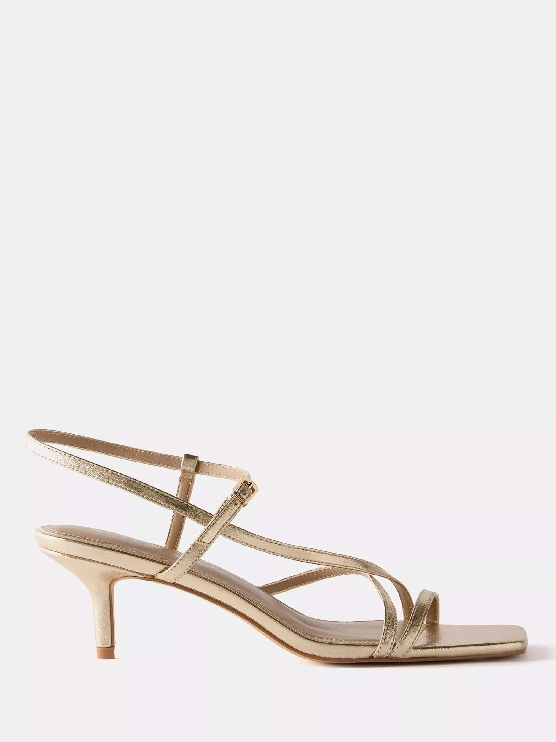 Mint Velvet Strappy Kitten Heels | John Lewis (UK)