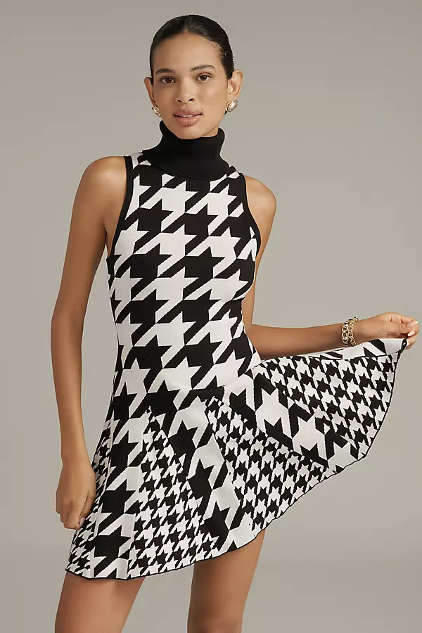 Rachel Antonoff Gillian Sleeveless Turtleneck Mini Dress | Anthropologie (US)