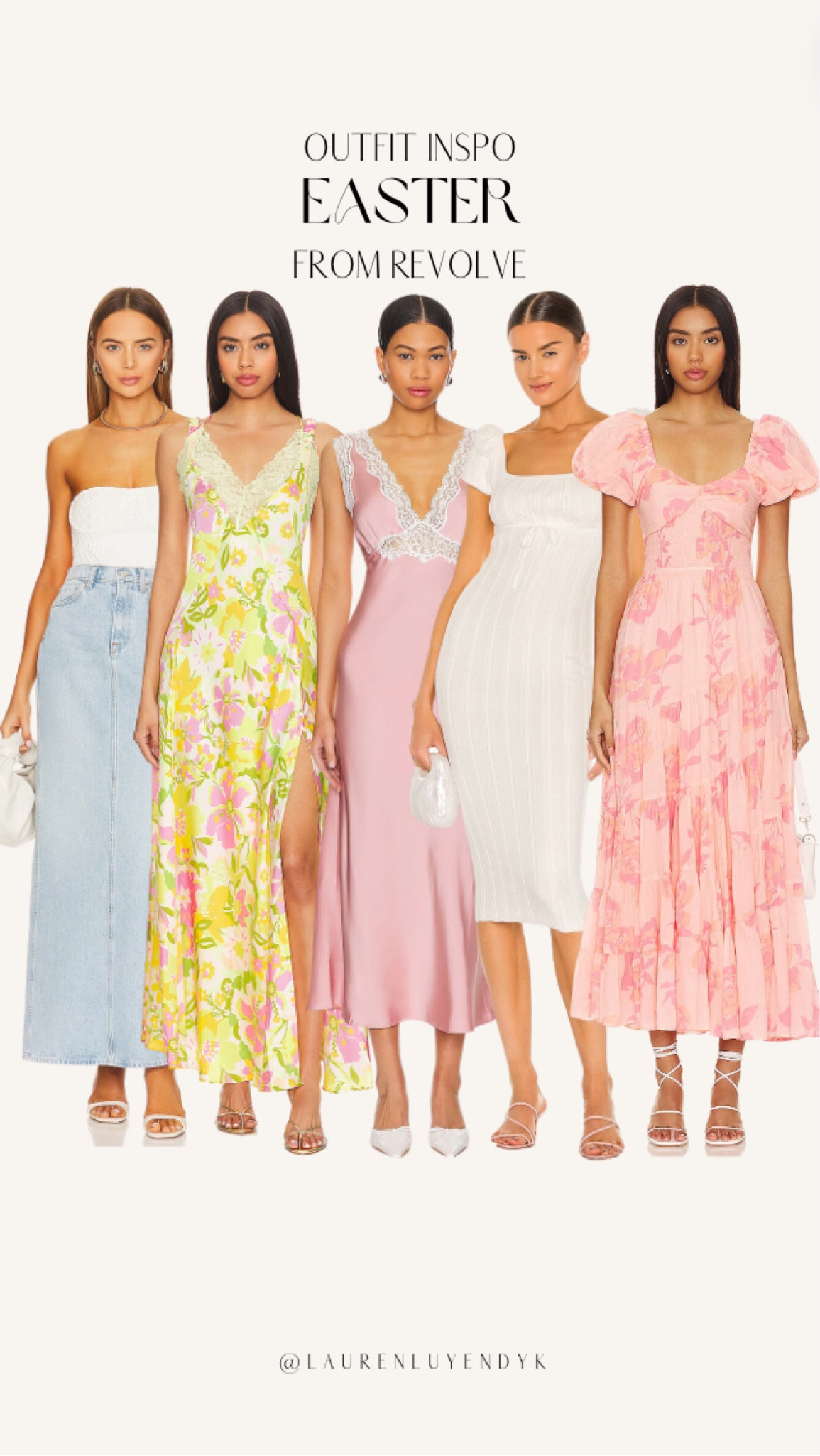 Easter outfit inspo from revolve 
Spring dresses 

#LTKSeasonal #LTKstyletip #LTKfindsunder100