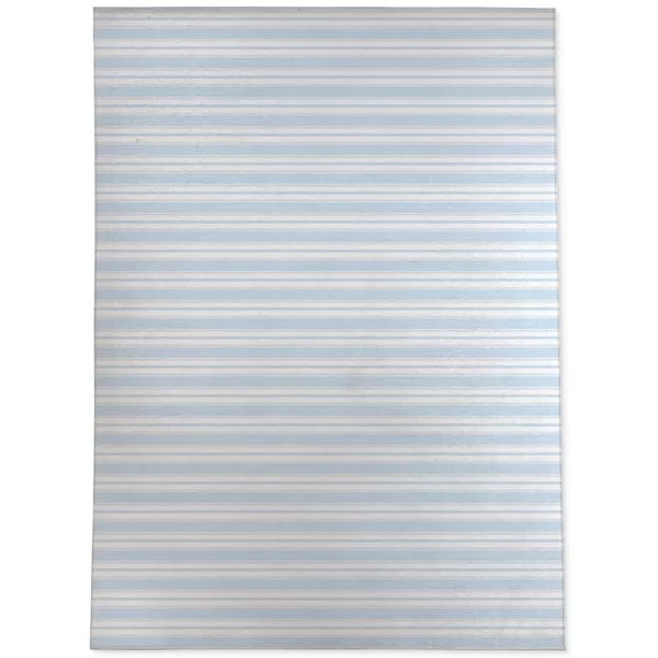 Estes Striped Light Blue/Ivory Area Rug | Wayfair North America