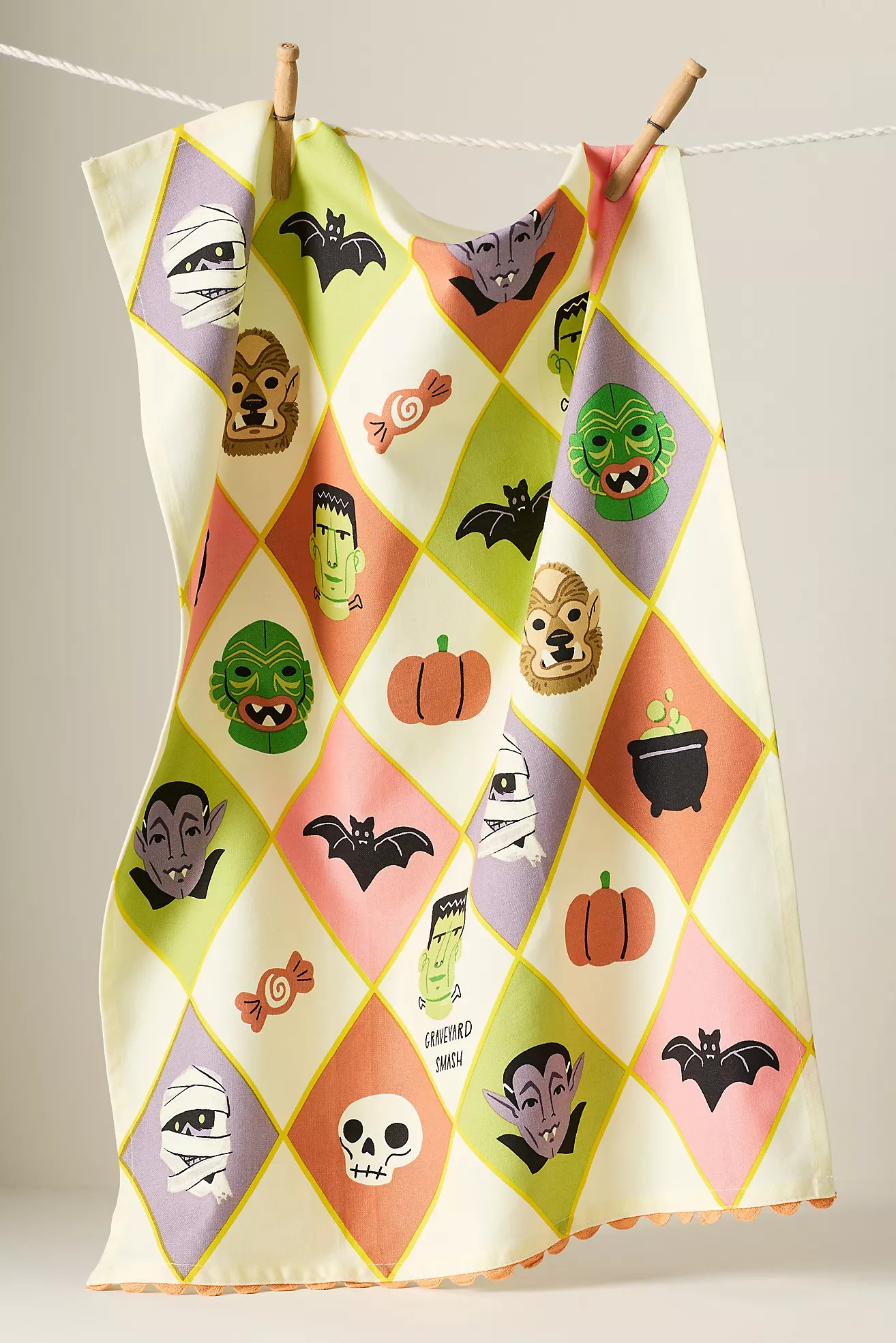 Monster Mash Dish Towel | Anthropologie (US)