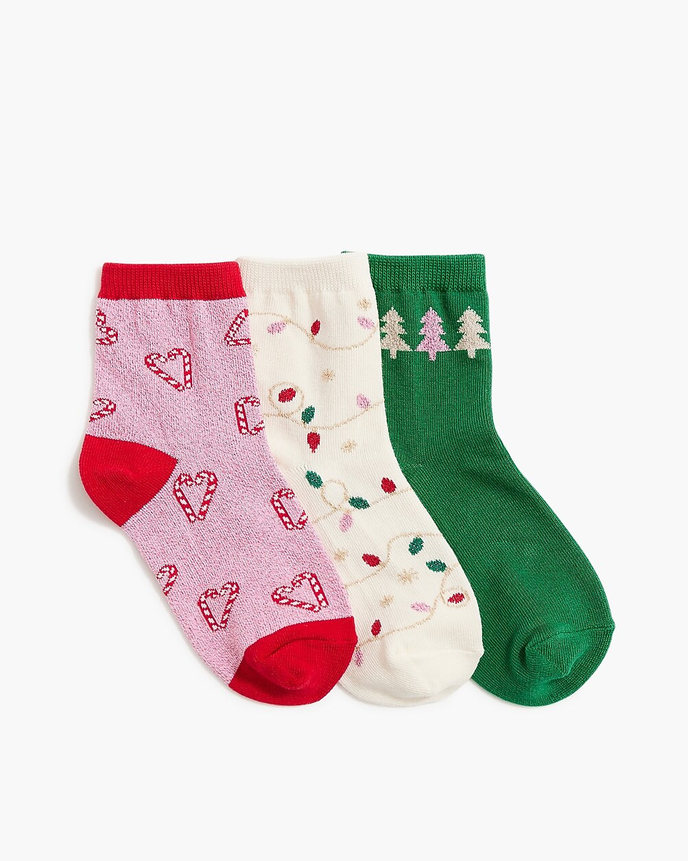 Girls' holiday socks three-pack | J.Crew Factory