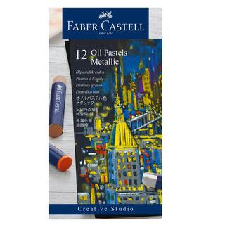 Faber Castell 12 Color Metallic Oil Pastel Set By Faber-Castell | Michaels® | Michaels Stores