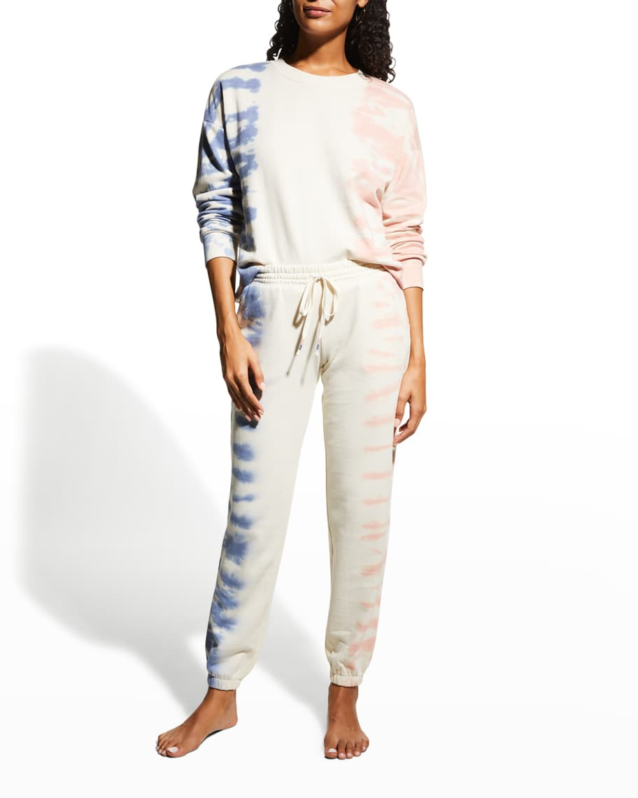 PJ Salvage Fade Away Tie-Dye Jogger Pants | Neiman Marcus