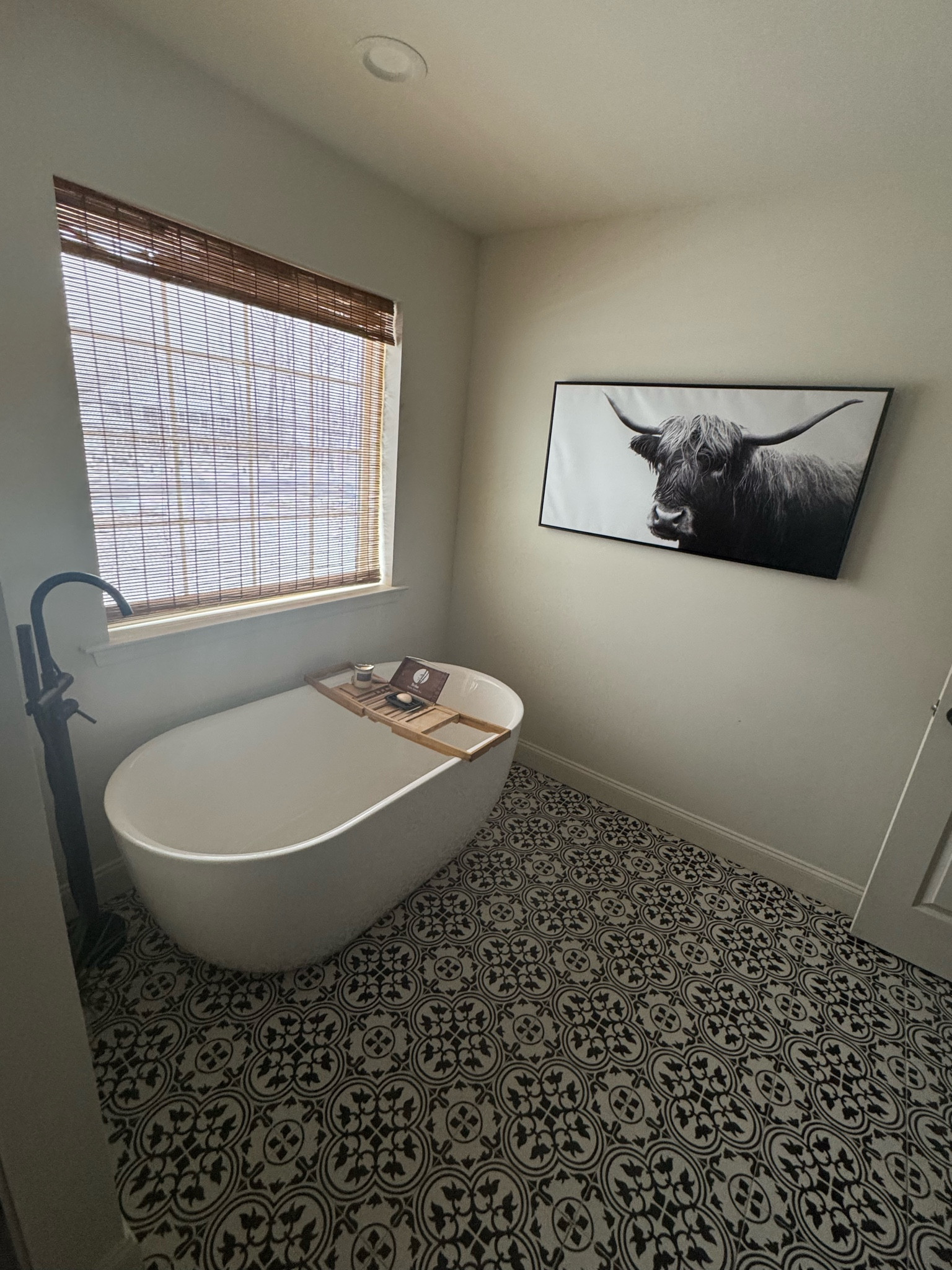 Watch me decorate our new master bathroom! 🛀 Still working on this space (this bathroom is HUGE) but I’ve tagged both items in photo and products I just ordered for this exact space which is the side where standing tub is 🫶🏼 

What do you think of it so far? 🩷 

#home #bathroom #newhome #newbuild #poconosPA #PAhomes #bathideas #decor #homedecor #modernyetfarm #ourstyle #bathtile #beauty 

#LTKU #LTKHome #LTKWatchNow