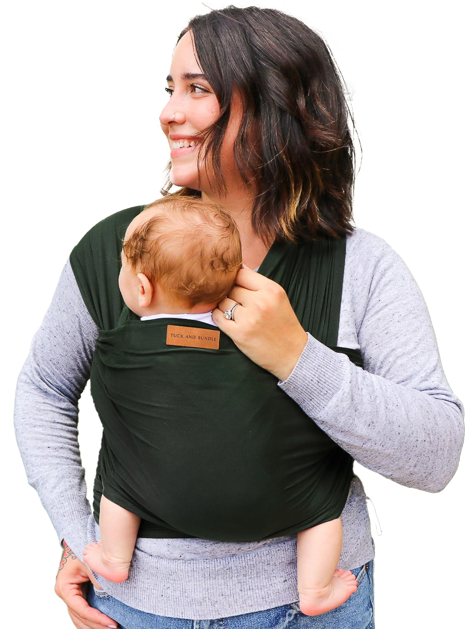 Tuck and Bundle Baby Wrap Carrier for Newborns, Infant Carrier for Babywearing, 8-35 lb Lightweig... | Amazon (US)