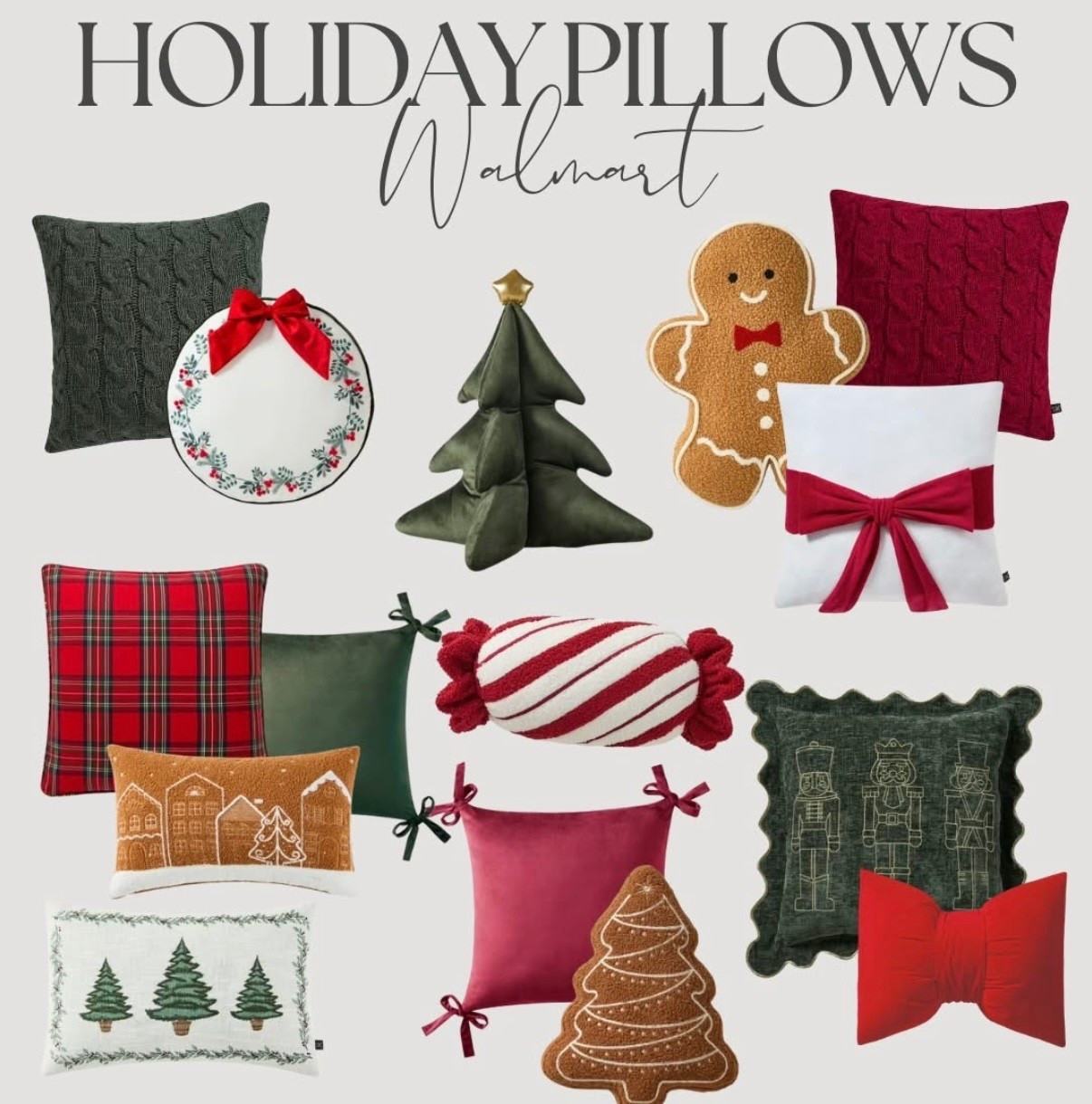 My Texas House Christmas decor, throw pillows, Christmas pillows, holiday throw pillows, Walmart, Walmart finds, Walmart holiday decor

#LTKHome #LTKHoliday #LTKFindsUnder50