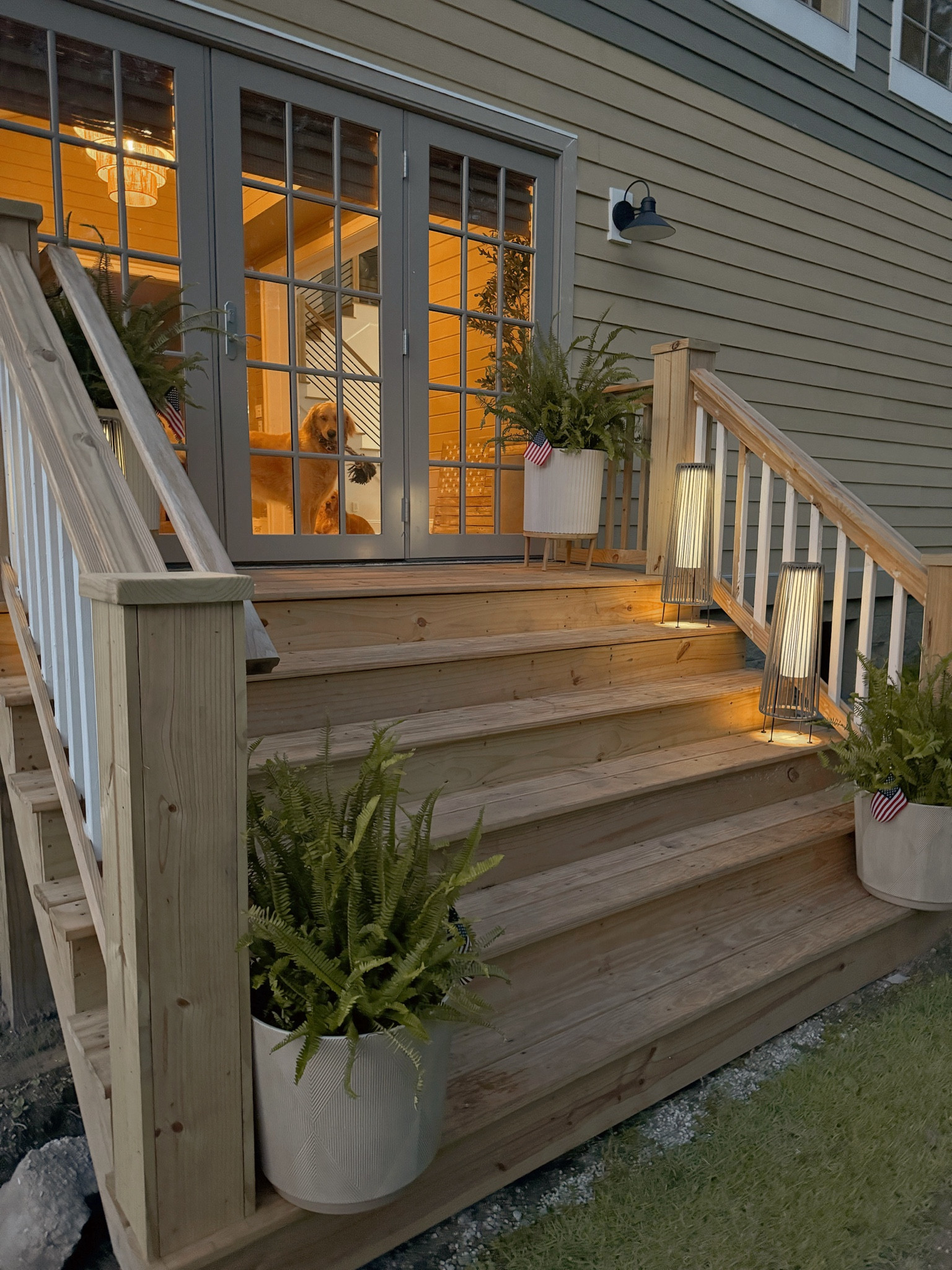 Back door steps — 🤎✨🌿 I love the solar light lanterns so much!!! Paint coming next week for back here 🥹

Patio / outdoor finds / Amazon / neutrals / home decor / Holley Gabrielle 

#LTKStyleTip #LTKFindsUnder100 #LTKHome