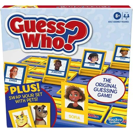 Hasbro Gaming Guess Who? Board Game with People and Pets The Original Guessing Game for Kids Ages 6  | Walmart (US)