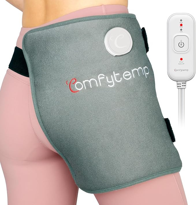 Comfytemp Hip Heating Pad for Hip/Sciatica Pain Relief - FSA HSA Eligible Hip Brace, Christmas Bi... | Amazon (US)