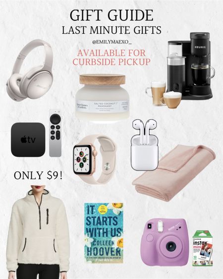 Gift guide, last minute gifts available for curbside pickup today! Walmart, gifts for her, Christmas gift guide 

#LTKHoliday #LTKGiftGuide #LTKsalealert