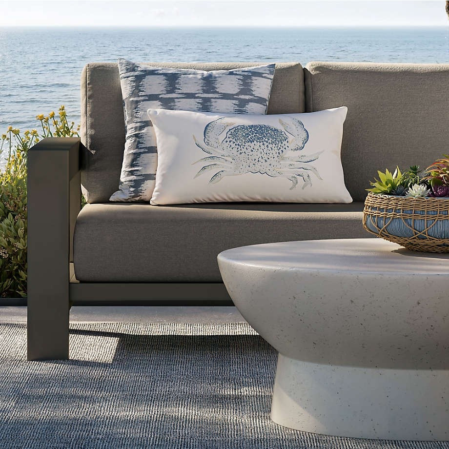 Walker 63" Metal Outdoor Loveseat with Canvas Charcoal Sunbrella ® Cushions

#LTKOver40 #LTKU #LTKdayinmylife