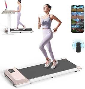 Walking Pad 2 in 1 Under Desk Treadmill, 2.5HP Low Noise Walking Pad Running Jogging Machine with... | Amazon (US)