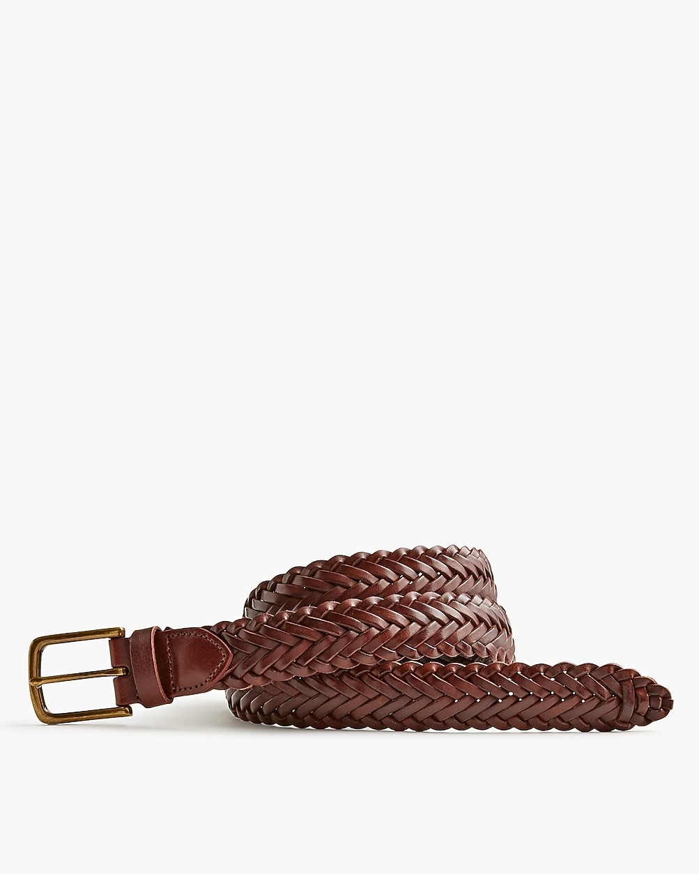 Leather braided belt | J.Crew Factory