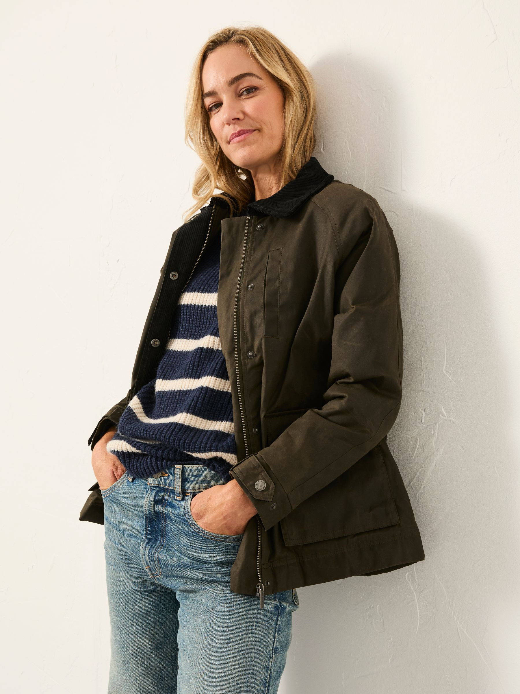 Devon Dark Green Heritage Jacket | FatFace | Fat Face