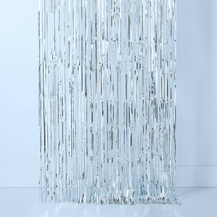 Fringe Backdrop Silver - Spritz™ | Target