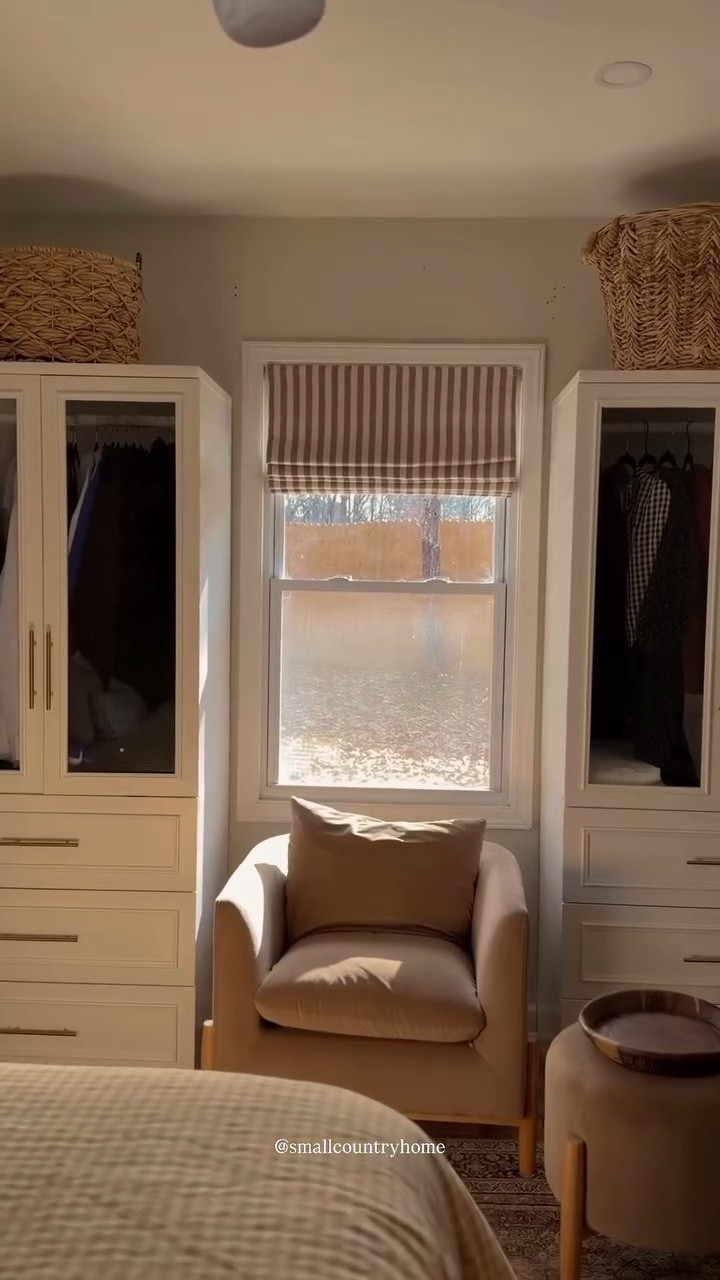 Roman shades. Shades . Room ideas 
nothing compares to a slow morning 😮‍💨

our room is slowly getting to the finish line and I couldn’t be happier with it 🥹 the Roman shades (gifted) from @thehues_home have been the PERFECT addition to this built in!! They’re completely customizable and so easy to install 😮‍💨👏🏼

I’m just obsessed 🙂‍↕️

You can use the code Dianahome20 for 20% off!! 

follow @smallcountryhome for cozy slow moments at home 🧸🪵

#TheHues #TheHuesCurtains #TheHuesDefinedByYou
#homedecor #home #homesweethome #cozyhome #cozy #cozyathome #cottage #countryliving #cottagecore #countrylife #cottagelife #nostalgia #nostalgic

#LTKmorningroutine #LTKdayinmylife #LTKGiftGuide