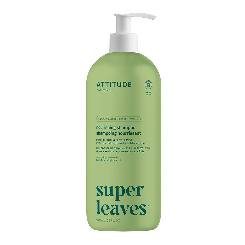 ATTITUDE Nourishing Hair Shampoo, EWG Verified, For Dry and Damaged Hair, Naturally Derived Ingre... | Amazon (US)