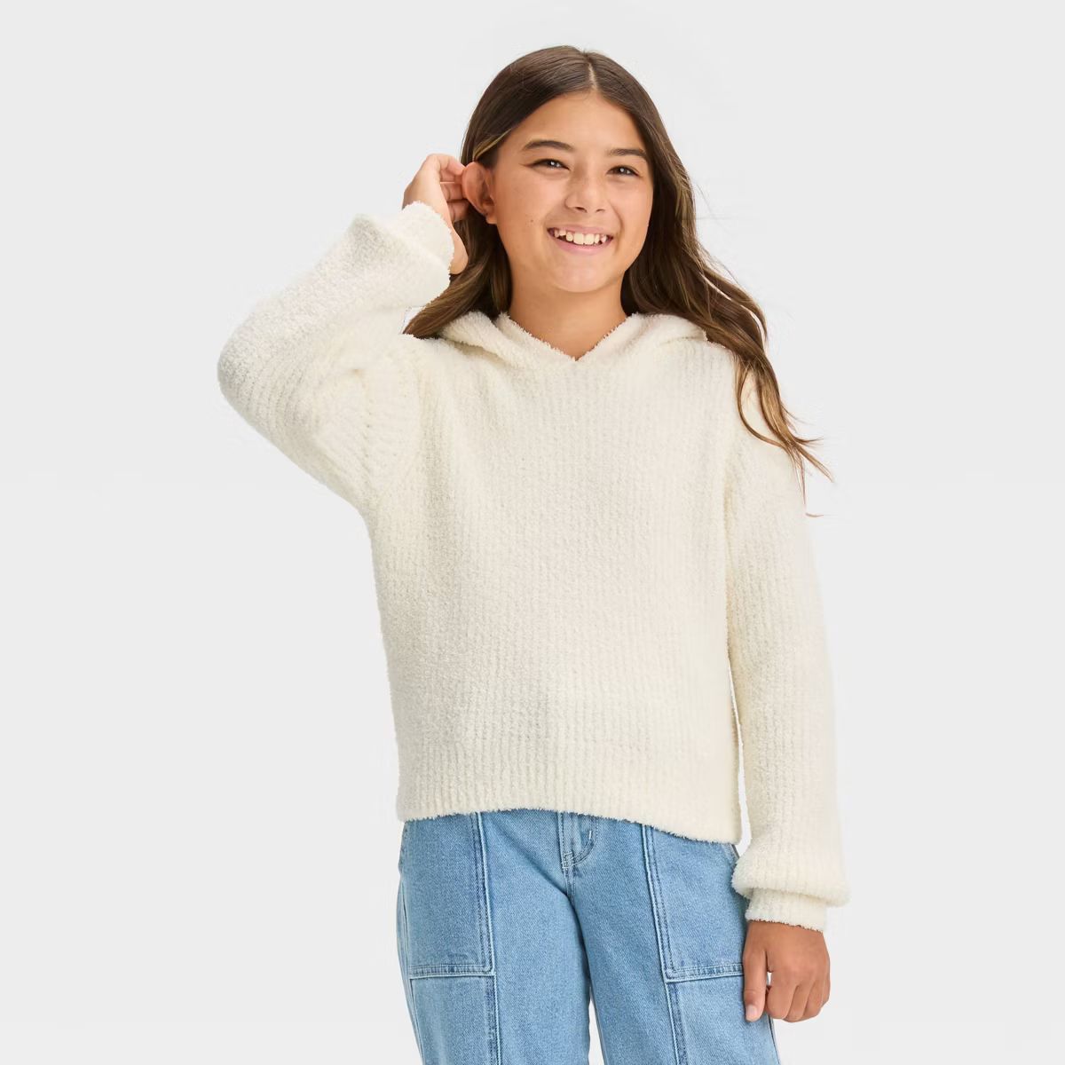 Girls' Cozy Hooded Sweatshirt - art class™ | Target