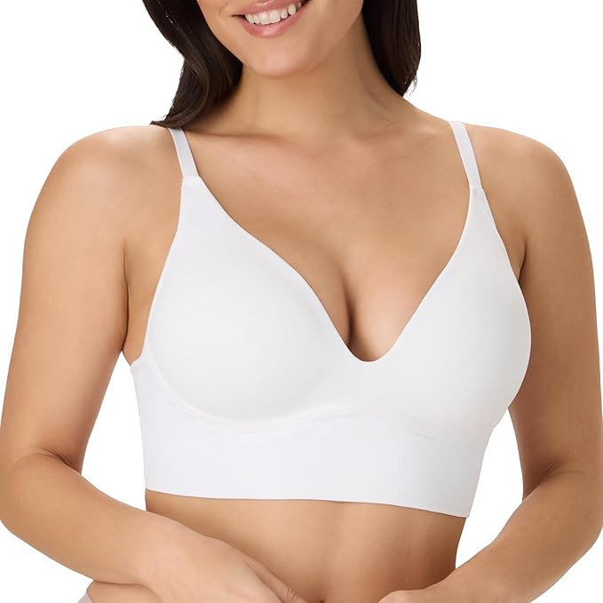 Maidenform Women's Push-up Bra, M Seamless Lift Longline Bralettes Bras for Women, Seamless, Conv... | Amazon (US)
