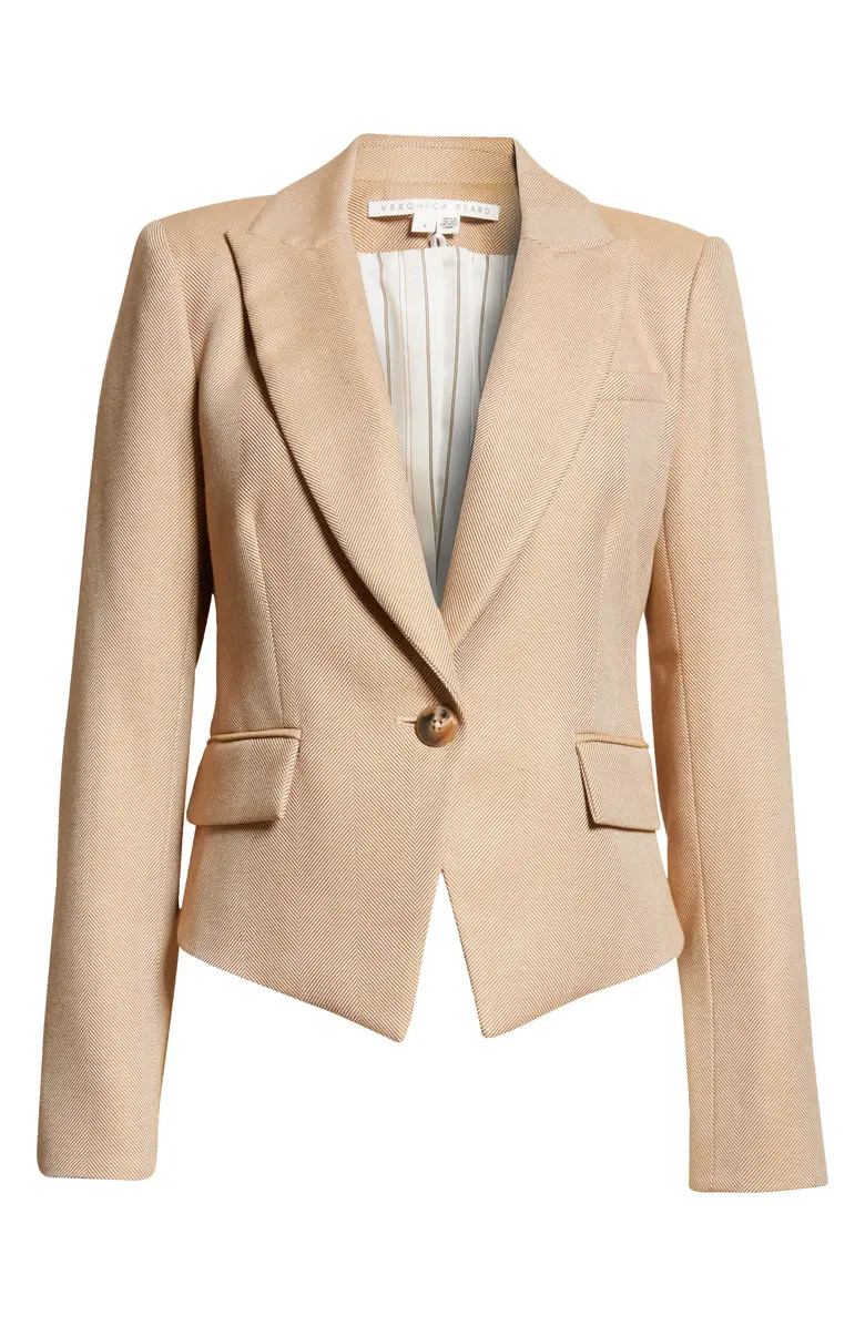 Hosanna Herringbone Cutaway Dickey Jacket | Nordstrom