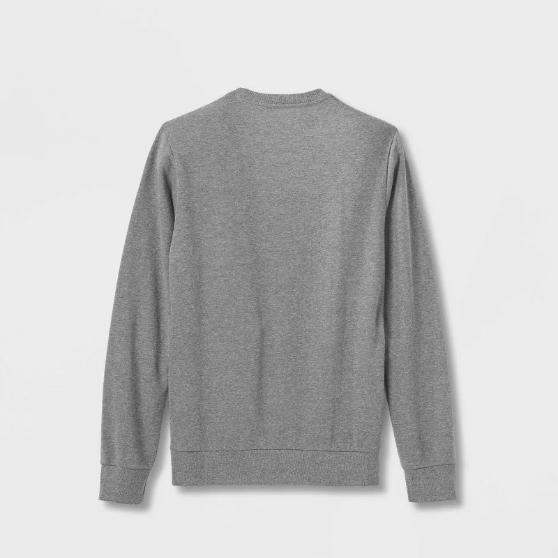 Adult Disney Mickey Mouse Graphic Sweatshirt - Charcoal Gray | Target