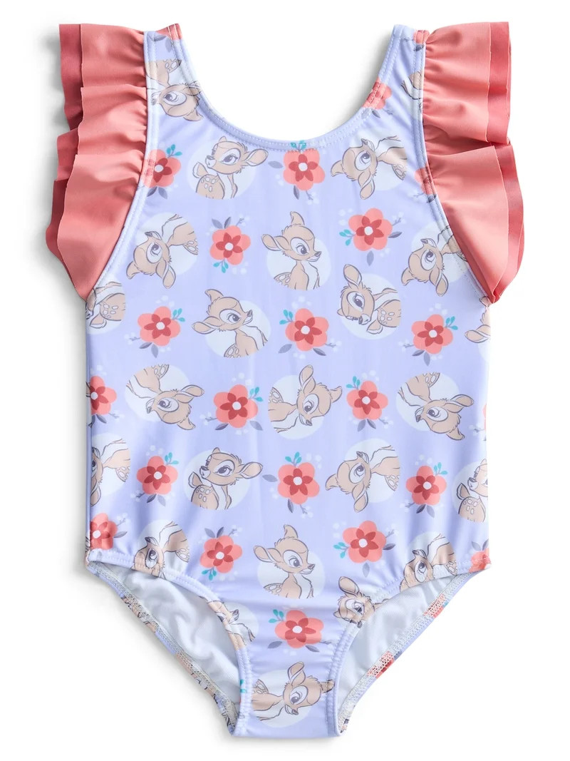 Character Toddler Girl One- Piece Swimsuit, Sizes 12M-5T | Walmart (US)