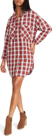 Country Doll Long Sleeve Plaid Shirtdress | Nordstrom