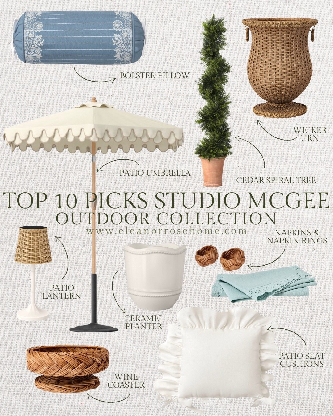 My top 10 picks from the new Studio McGee outdoor collection at Target. 

#LTKSeasonal #LTKHome