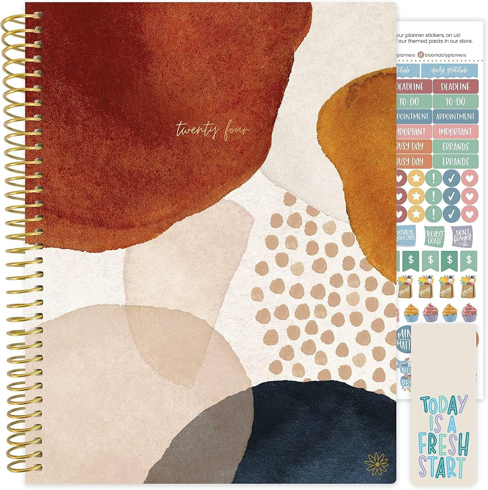 bloom daily planners 2024 (8.5" x 11") Calendar Year Day Planner (January 2024 - December 2024) -... | Amazon (US)