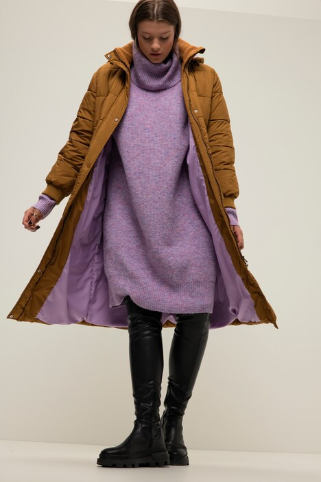 Long Quilted Puffy Coat | Ulla Popken - US & CA