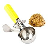 Met Lux 2 Ounce Portion Scoop, 1 Durable Cookie Scoop - #20, With Yellow Handle, Stainless Steel Dis | Amazon (US)