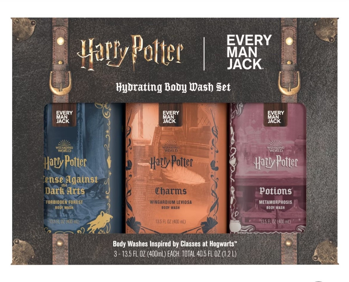 Super unique gift idea that I’ve heard people raving about! Target is carrying an exclusive Every Man Jack Harry Potter Body Wash Gift Set for men that’s inspired by the movies. The bottles are even themed, and I’ve heard the fragrances smell so good!! Only $20 for the set. ⚡️ 

#LTKGiftGuide #LTKMens #LTKSaleAlert