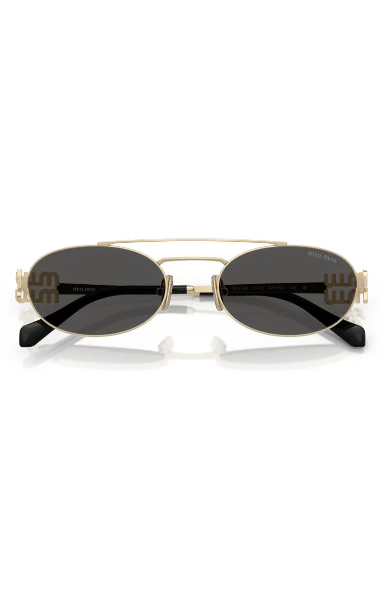 Miu Miu 53mm Oval Sunglasses | Nordstrom | Nordstrom