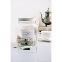 1/2 Gallon Canister - Tea Pantry With Label Coffee Bar Accessories Station Glass Half Lid | Etsy (US)