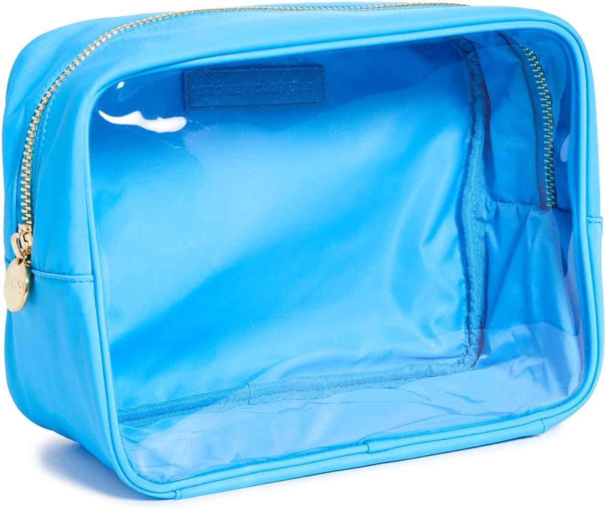 Stoney Clover Lane Women's Clear Large Pouch, Blue, One Size | Amazon (US)