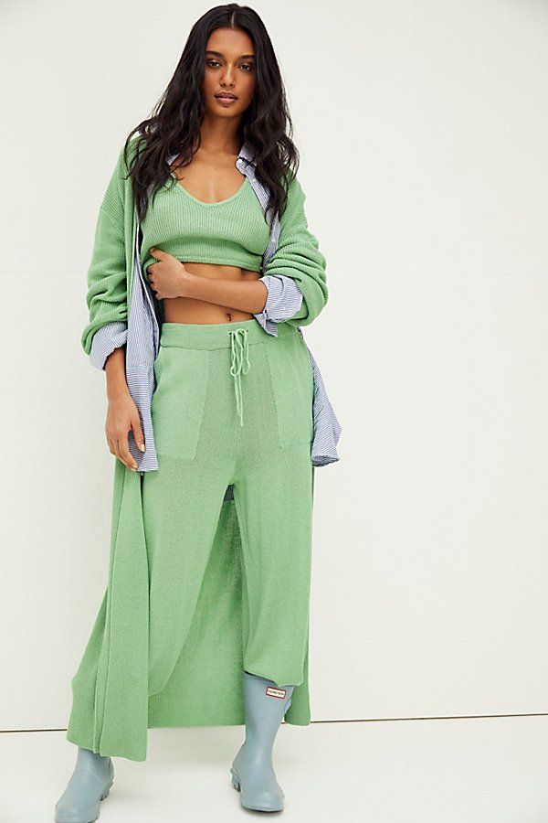 Living In This Sweater Set by Free People, Venice Verdine, S | Free People (Global - UK&FR Excluded)