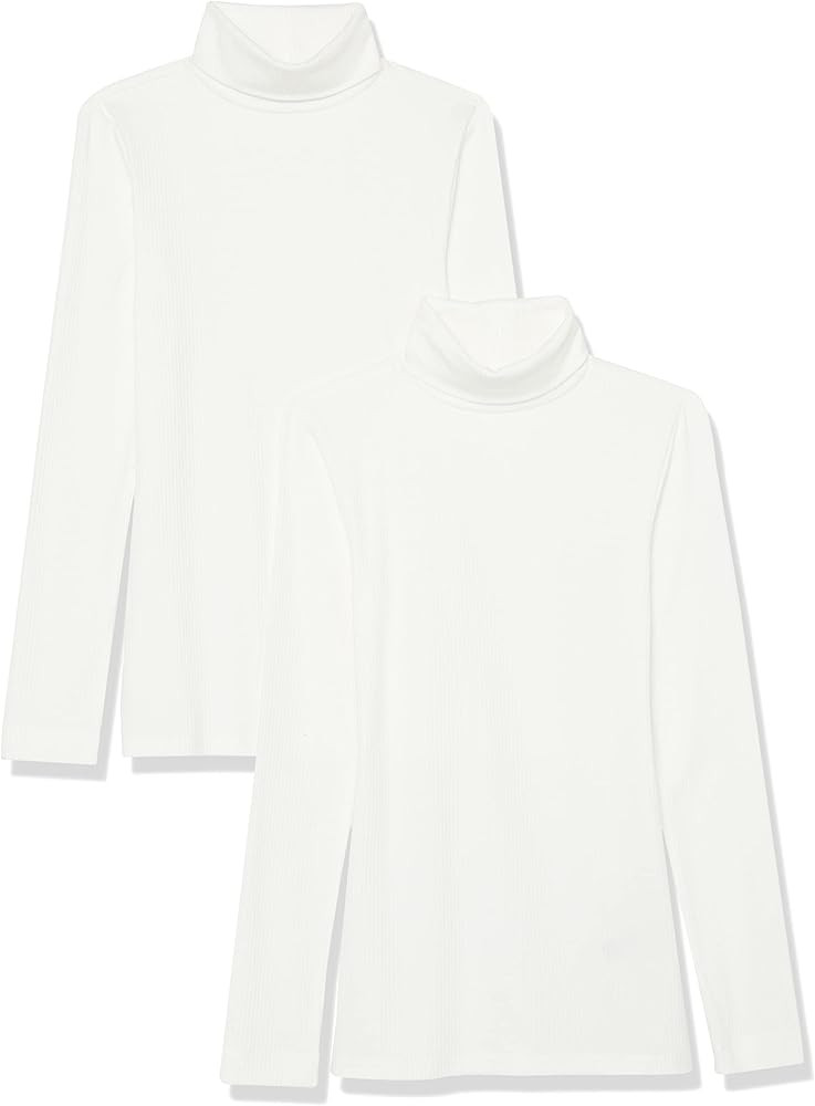 Amazon Essentials Women's Slim-Fit Layering Long Sleeve Knit Rib Turtleneck Top (Available in Plu... | Amazon (US)
