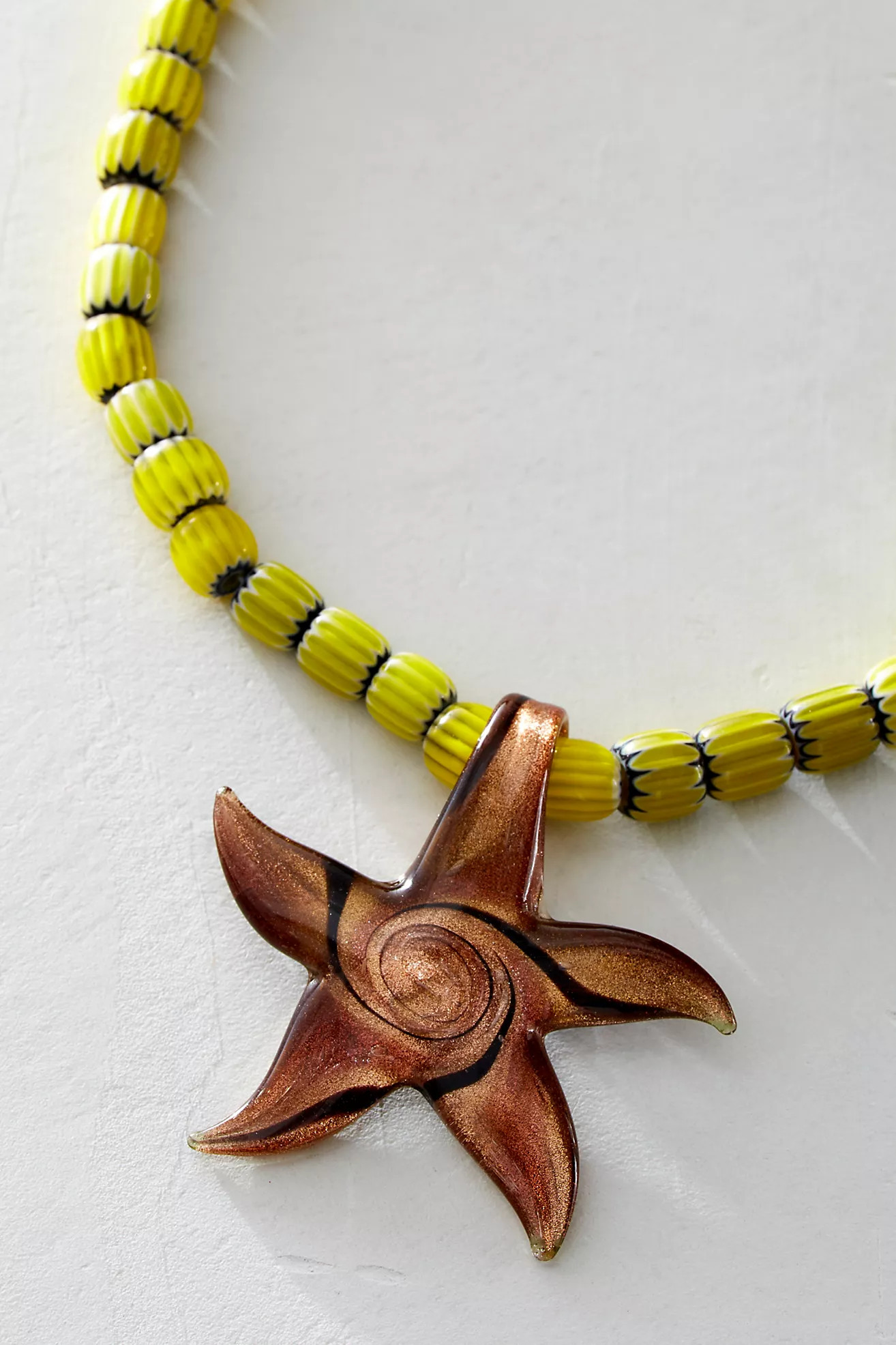 Beaded Glass Pendant Necklace | Free People (Global - UK&FR Excluded)