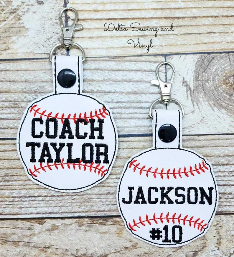 Baseball Keychain, Baseball Team Bag Tag, Baseball Team, Baseball Bat Bag Nametag, Personalized S... | Etsy (US)